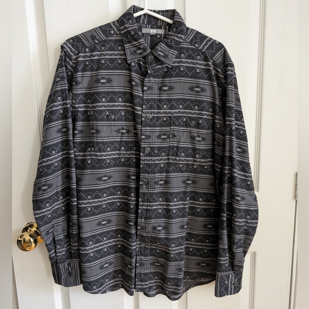 Uniqlo - Men’s Cotton Pattern Shirt